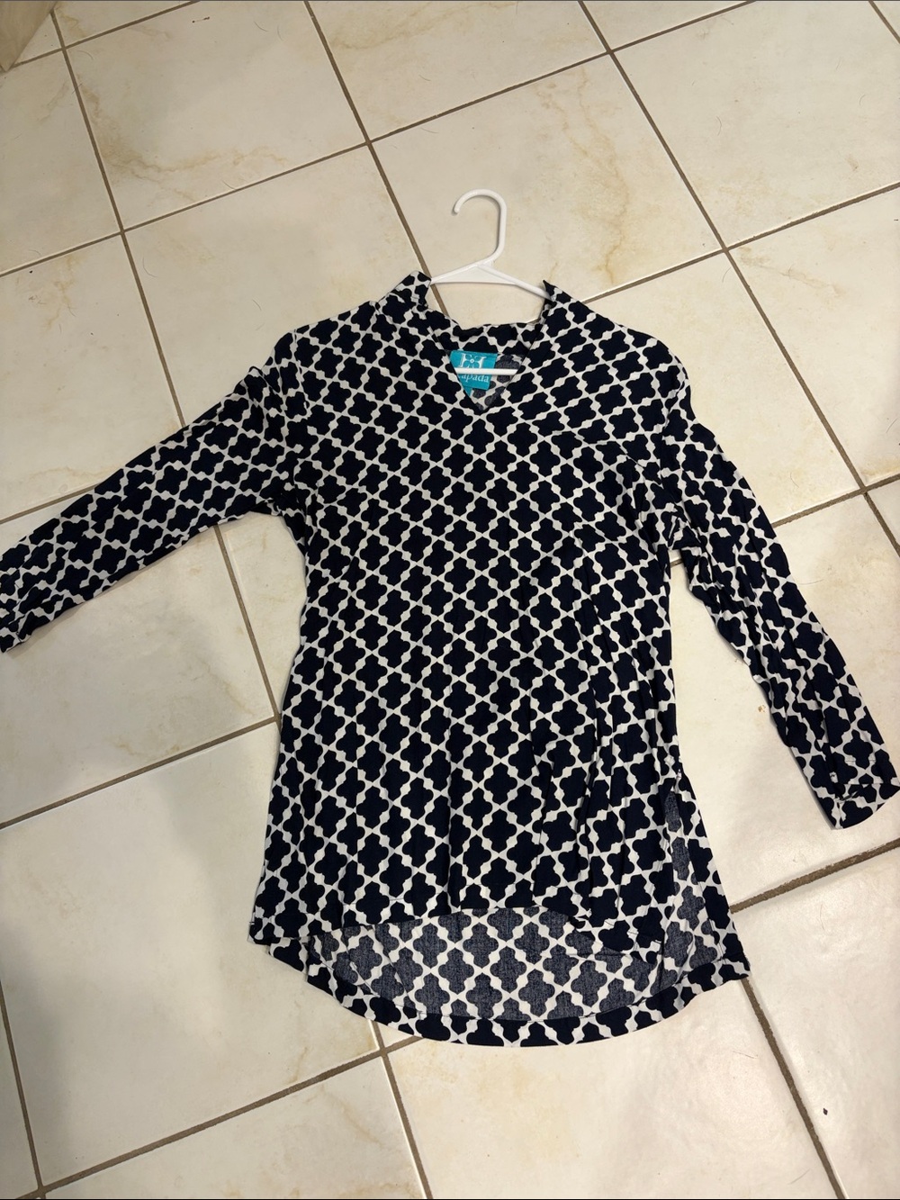 Escapada Deco Patterned Top